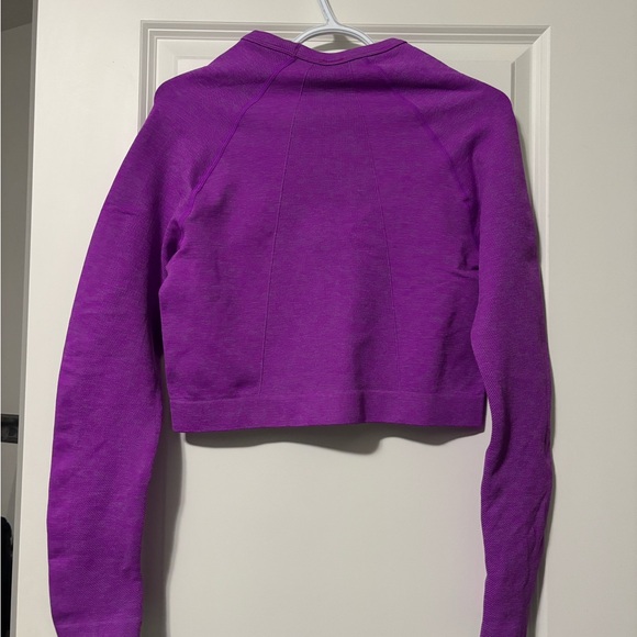 Fabletics Vibrant Purple Ribbed Top - Picture 2 of 5